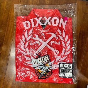DIXXON Mens the 350 short sleeve button-down shirt Red Size L NEW